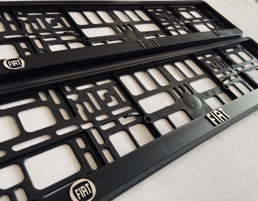Fiat Number Plate Holder Surrounds